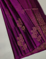 Bucolic Magenta Soft Silk Saree With Enthralling Blouse Piece