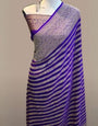 Snazzy Blue Soft Banarasi Silk Saree With Gorgeous Blouse Piece