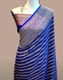 Fantabulous Royal Blue Soft Banarasi Silk Saree With Gratifying Blouse Piece