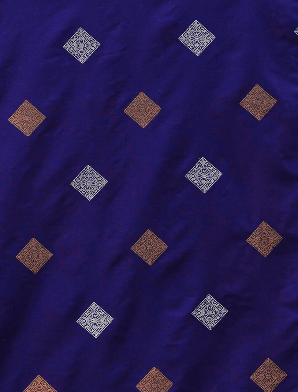 Luxuriant Royal Blue Soft Silk Saree With Excellent Blouse Piece