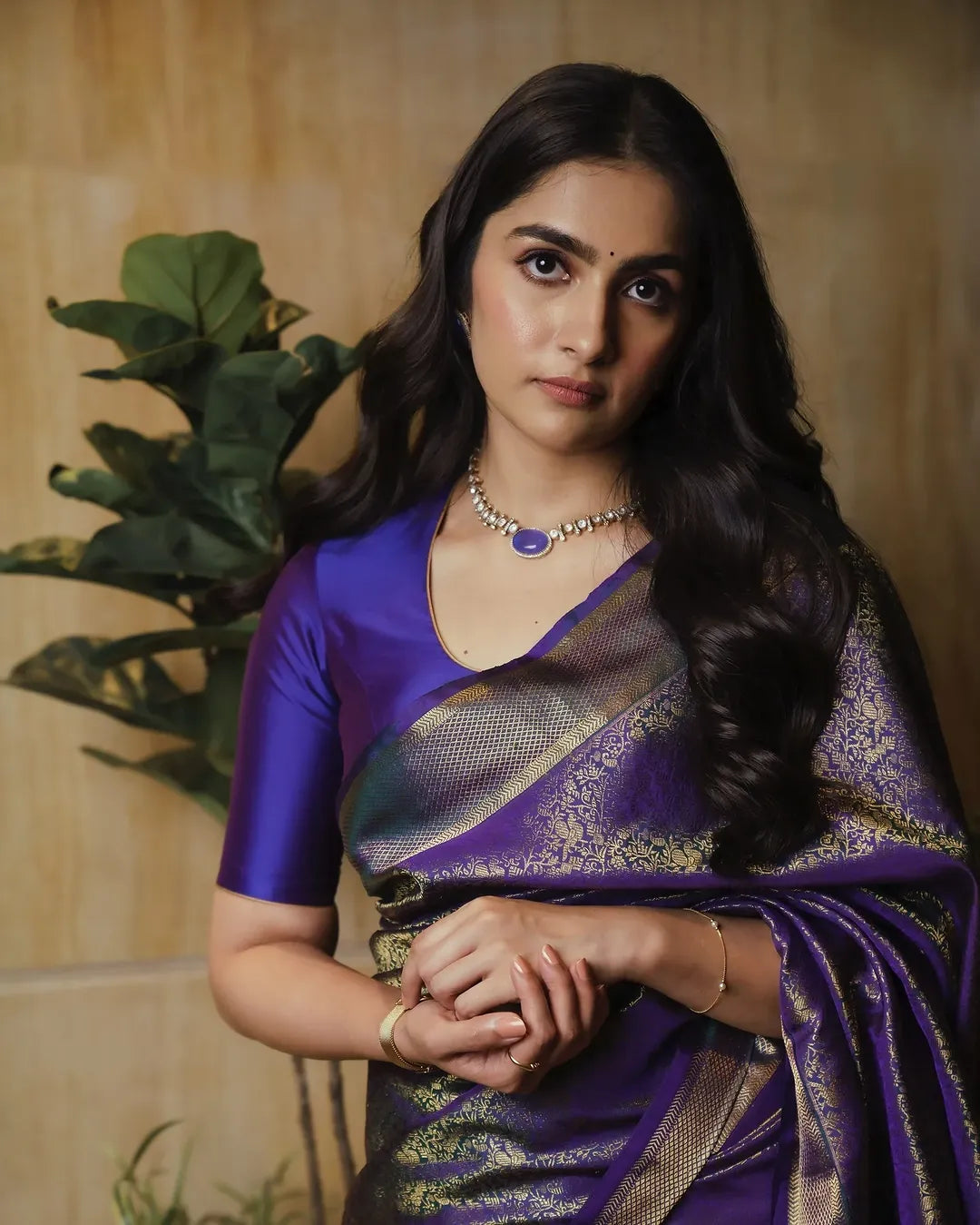 Energetic Royal Blue Soft Silk Saree With Alluring Blouse Piece