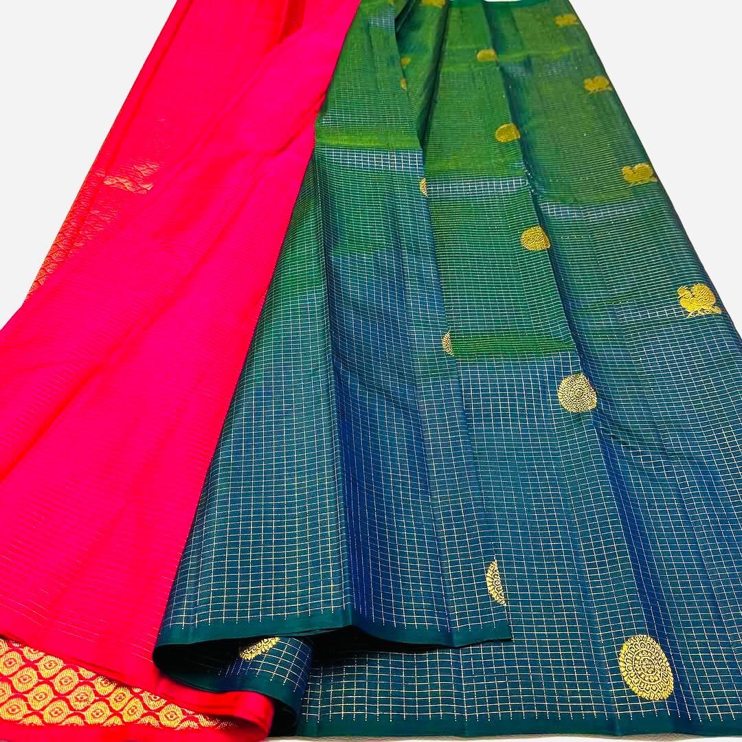 Incredible Blue Soft Silk Saree With Classy Blouse Piece