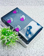 Felicitous Blue Soft Banarasi Silk Saree With Vibrant Blouse Piece
