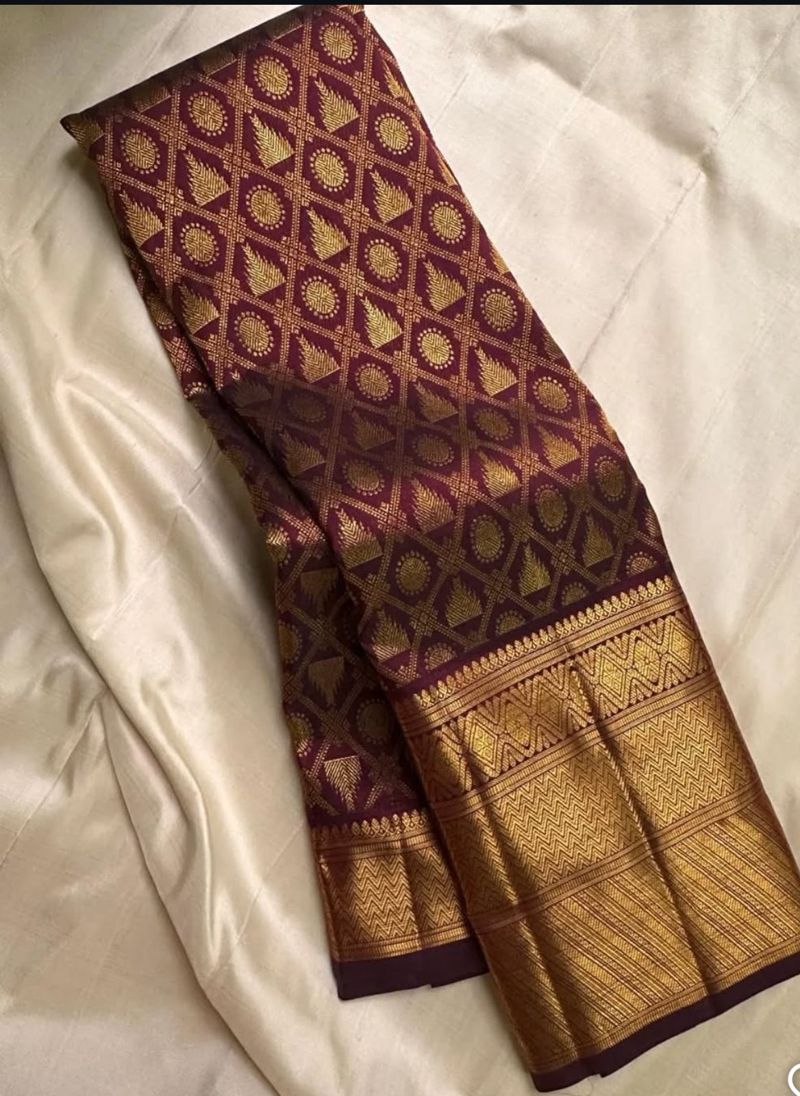 Nectarous Wine Soft Banarasi Silk Saree With Preferable Blouse Piece