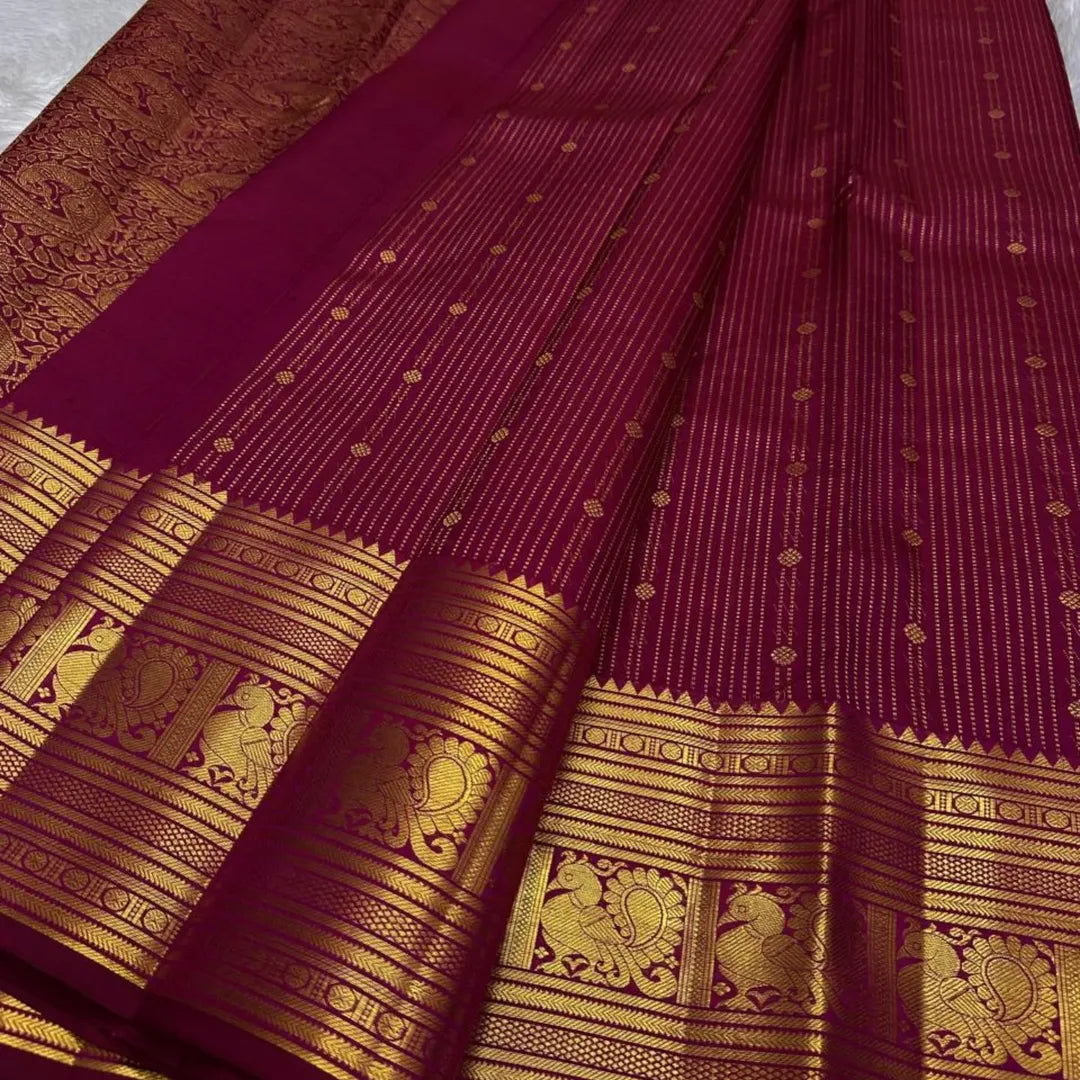 Fairytale Dark Pink Soft Banarasi Silk Saree With Demanding Blouse Piece