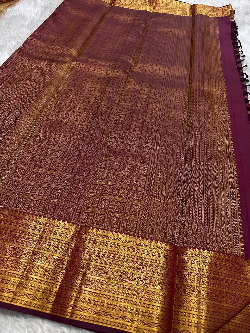 Rhapsody Purple Soft Banarasi Silk Saree With Ravishing Blouse Piece