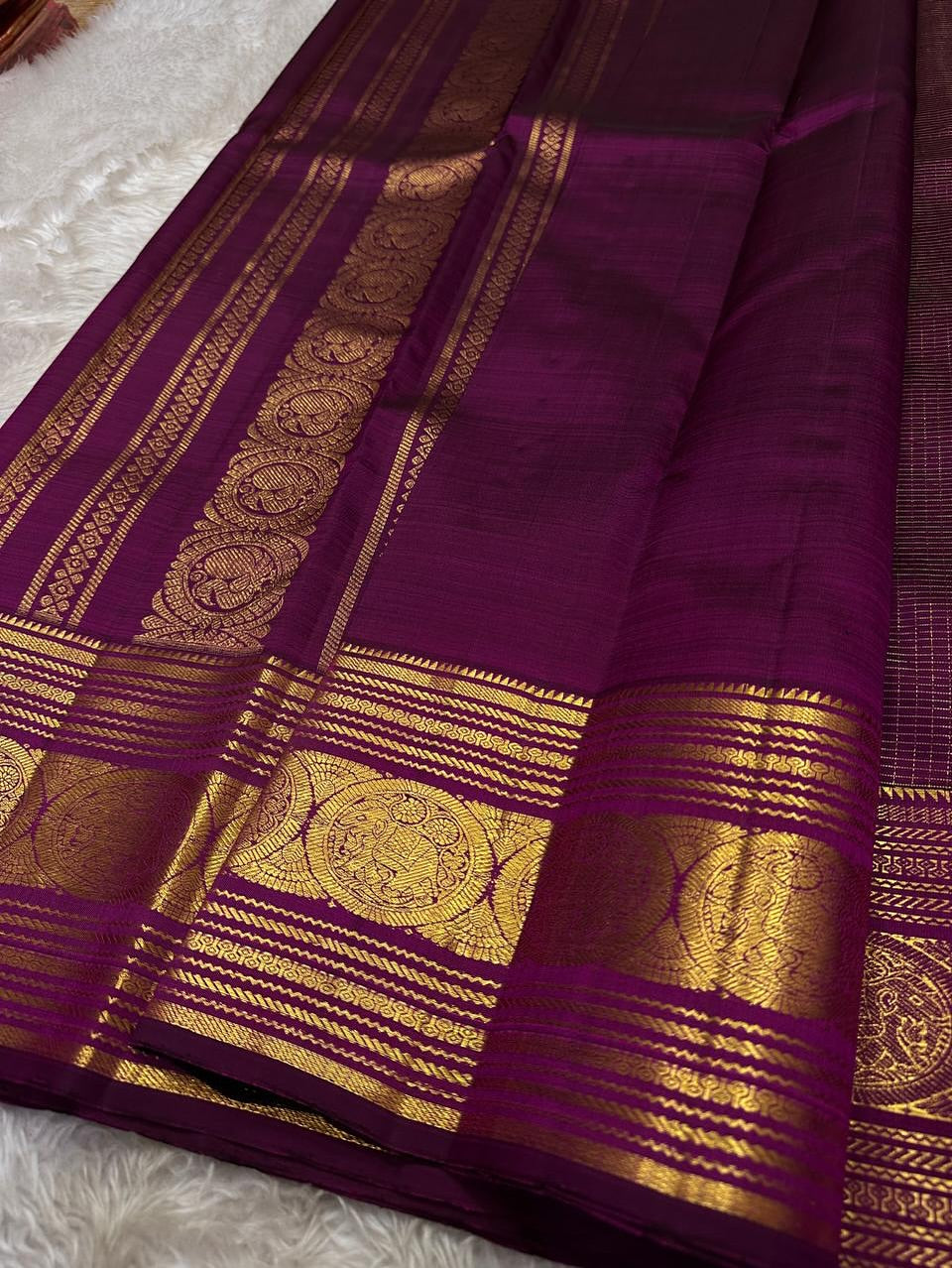 Prettiest Wine Soft Banarasi Silk Saree With Jubilant Blouse Piece