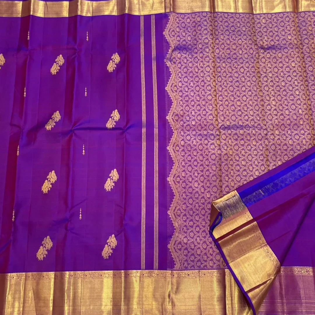 Scrumptious Purple Soft Banarasi Silk Saree With Wonderful Blouse Piece