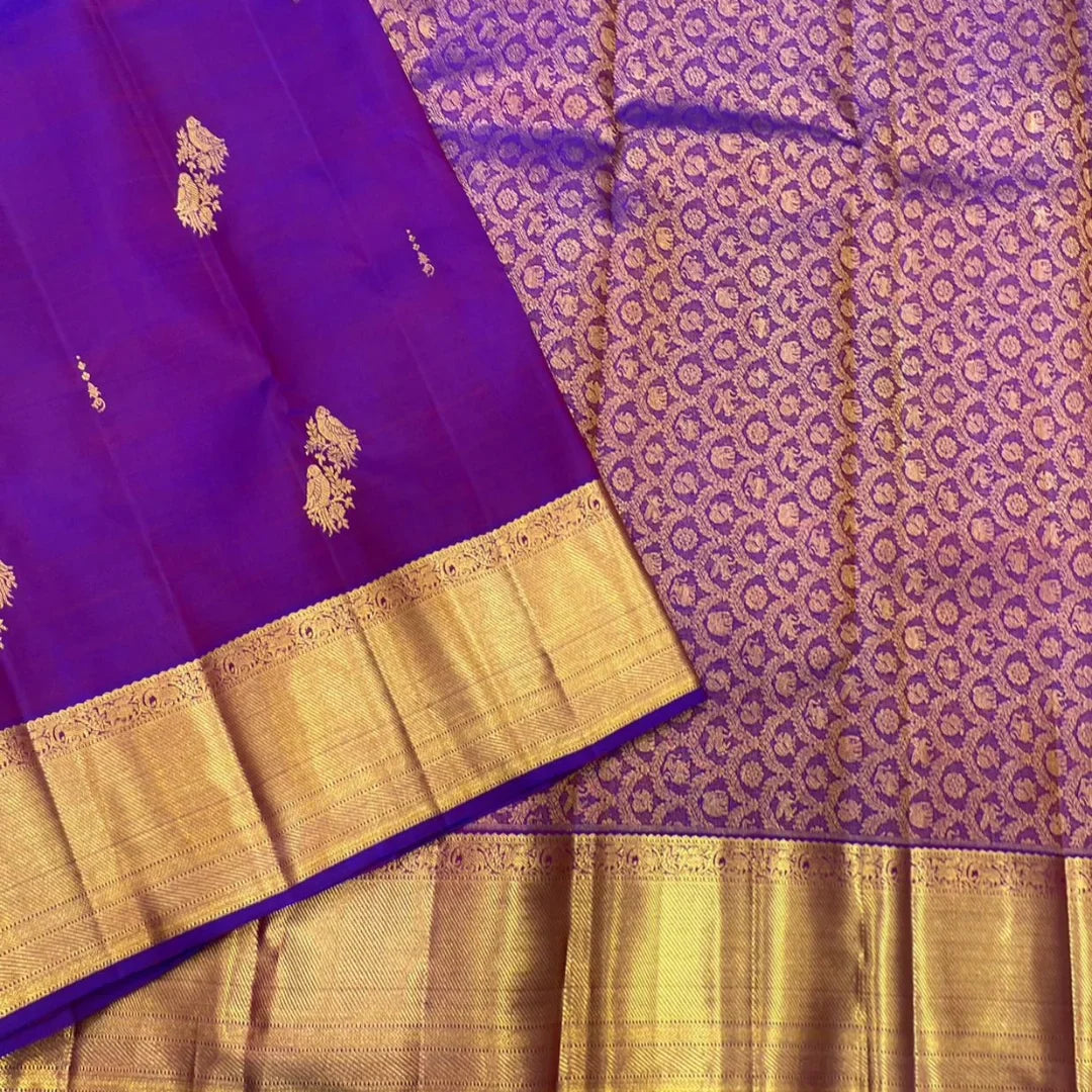 Scrumptious Purple Soft Banarasi Silk Saree With Wonderful Blouse Piece