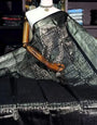Lustrous Black Soft Banarasi Silk Saree With Skinny Blouse Piece