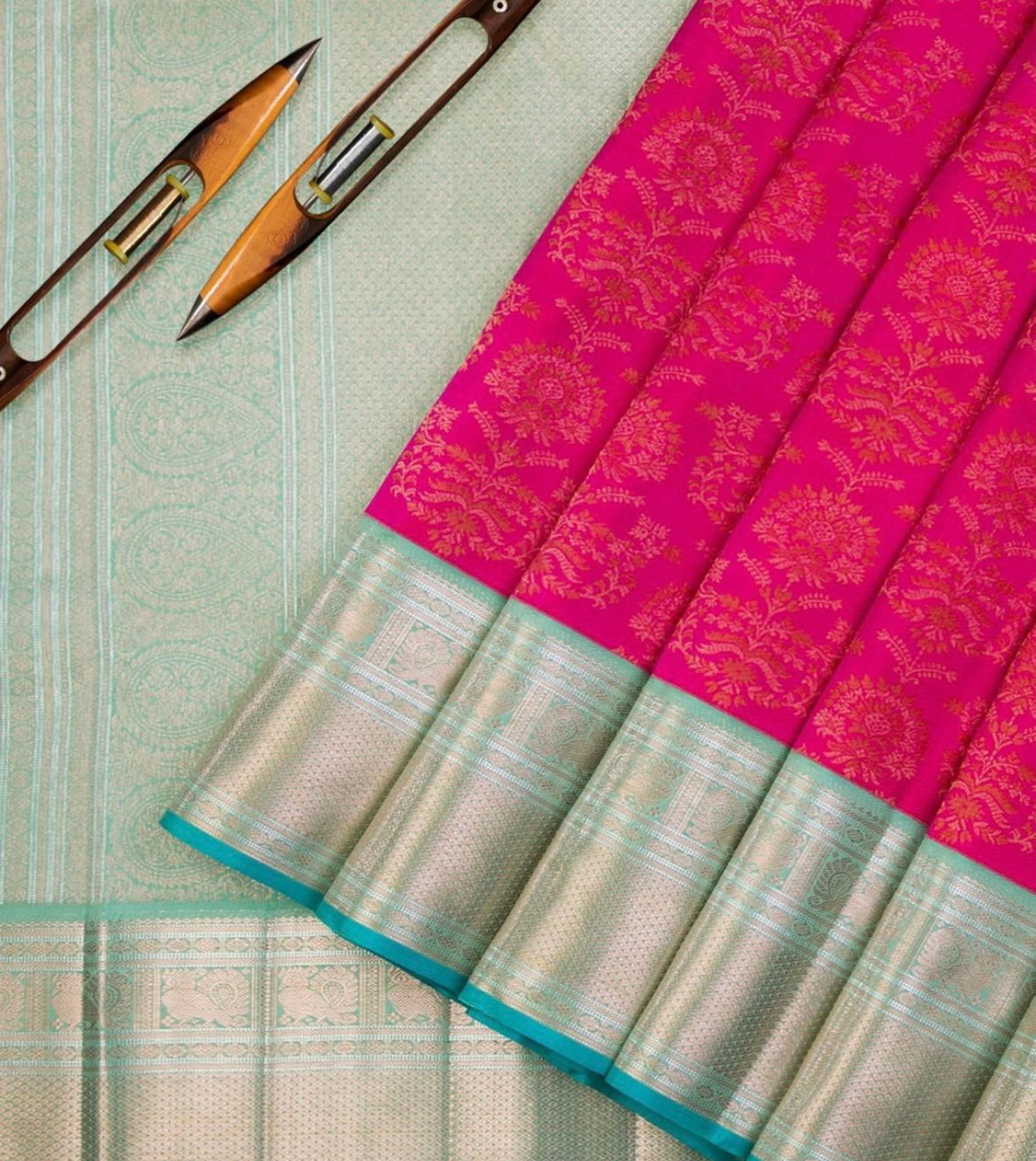 Fugacious Dark Pink Soft Silk Saree With Aplomb Blouse Piece