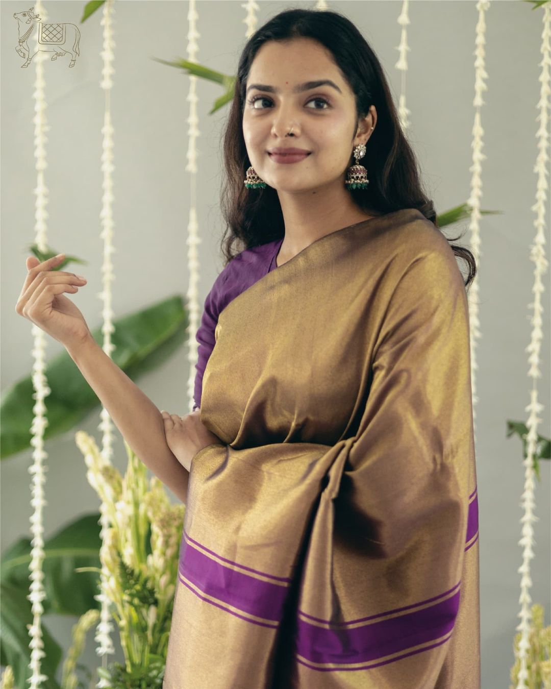 Attractive Purple Soft Silk Saree With Sophisticated Blouse Piece