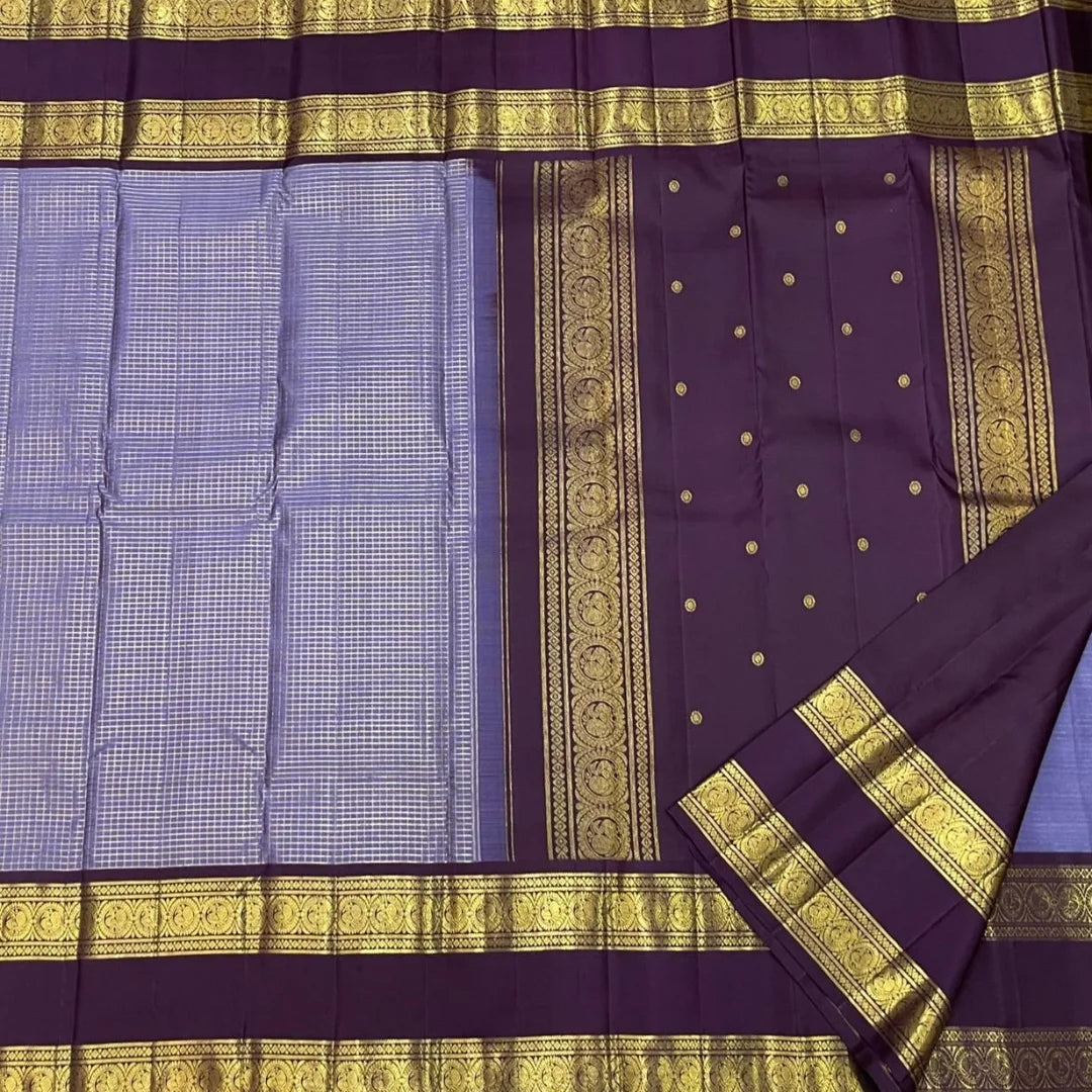 Scintillating Lavender Soft Silk Saree With Exquisite Blouse Piece