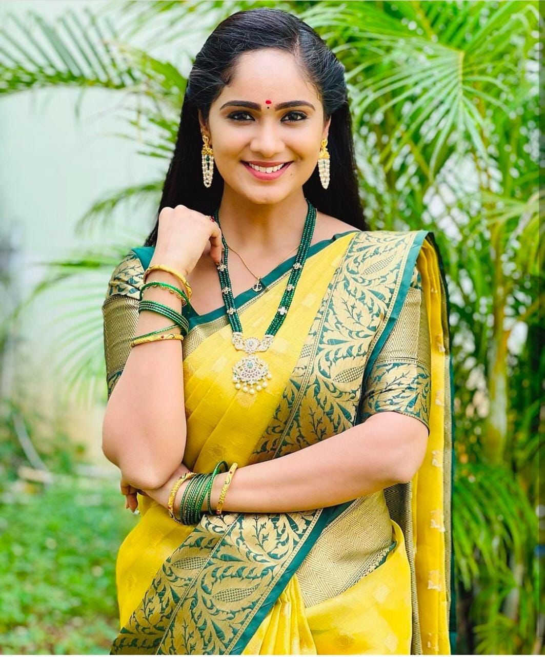 Amazing Yellow Soft Silk Saree With Skinny Blouse Piece
