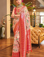 Wonderful Beige Patola Silk Saree with Admirable Blouse Piece