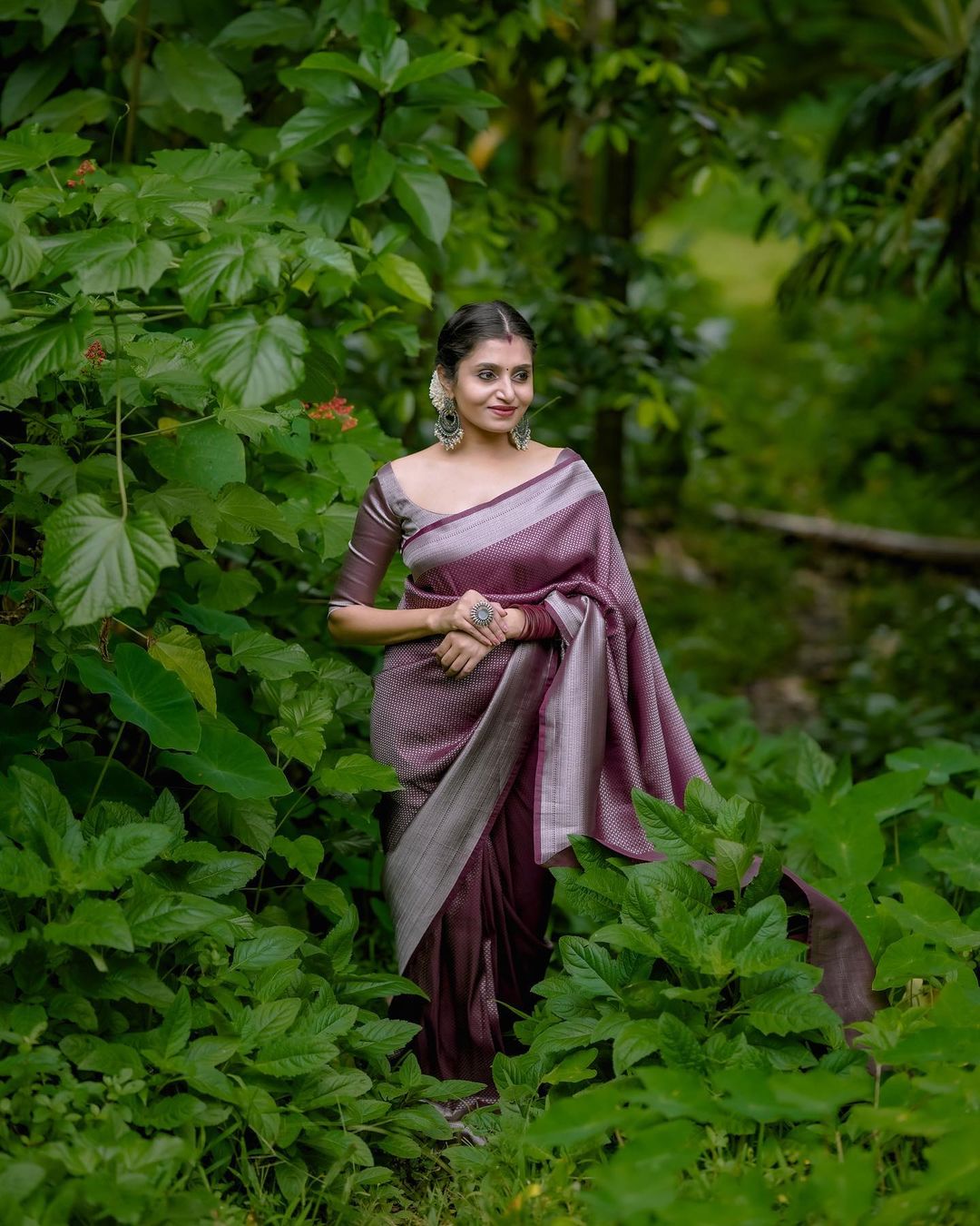 Exuberant Brown Soft Kanjivaram Silk Saree With Diaphanous Blouse Piece