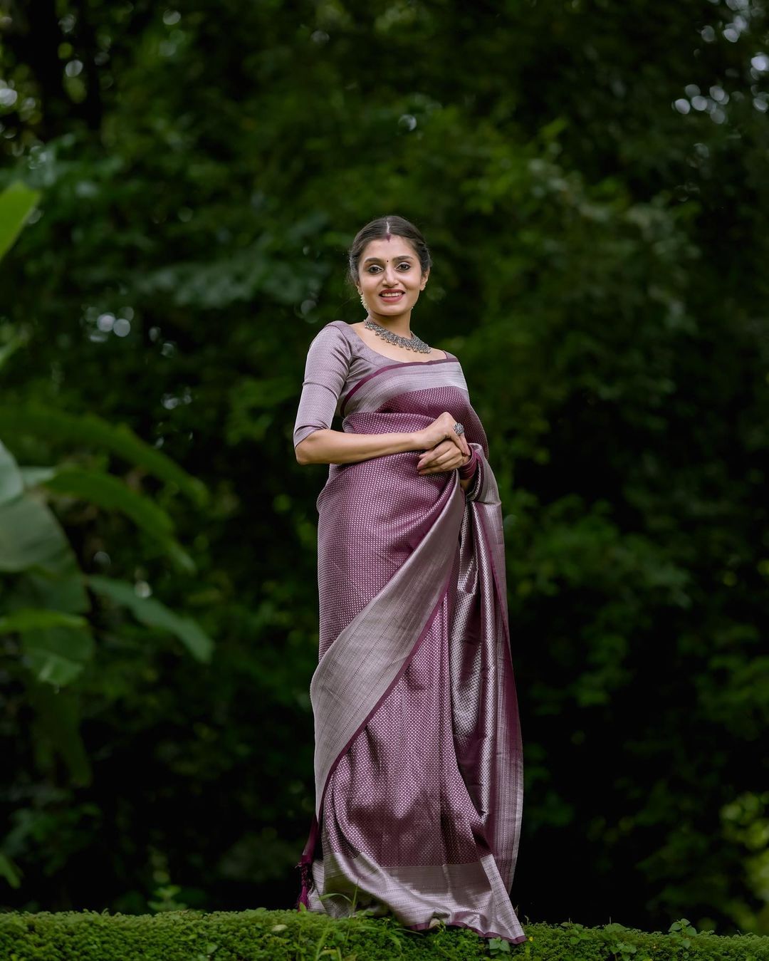 Exuberant Brown Soft Kanjivaram Silk Saree With Diaphanous Blouse Piece