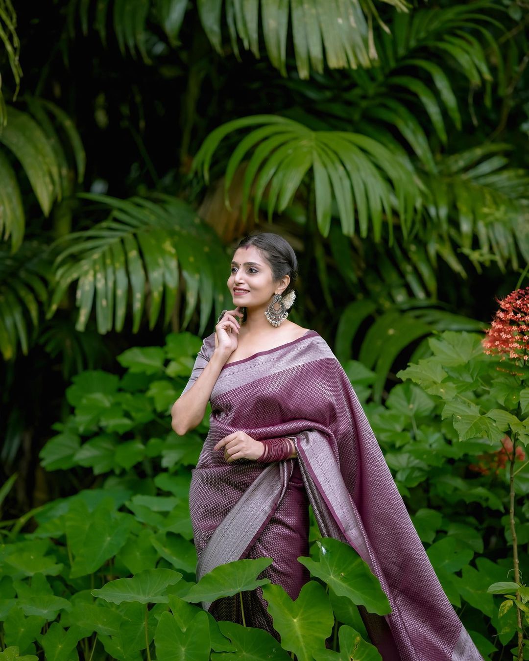 Exuberant Brown Soft Kanjivaram Silk Saree With Diaphanous Blouse Piece