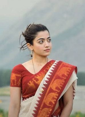 Rhapsody White Soft Silk Saree With Surreptitious Blouse Piece