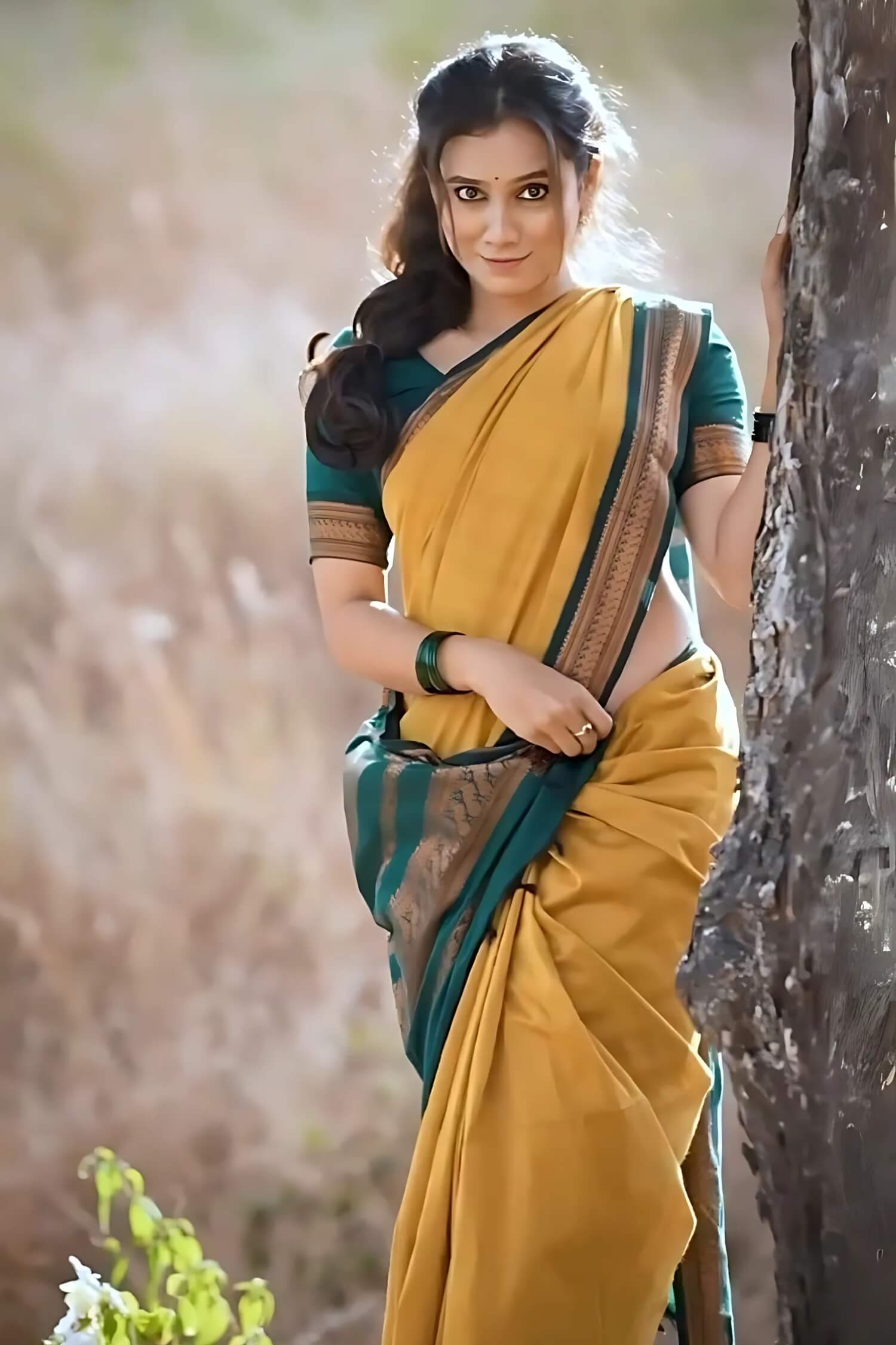 Flamboyant Mustard Soft Silk Saree With Admirable Blouse Piece