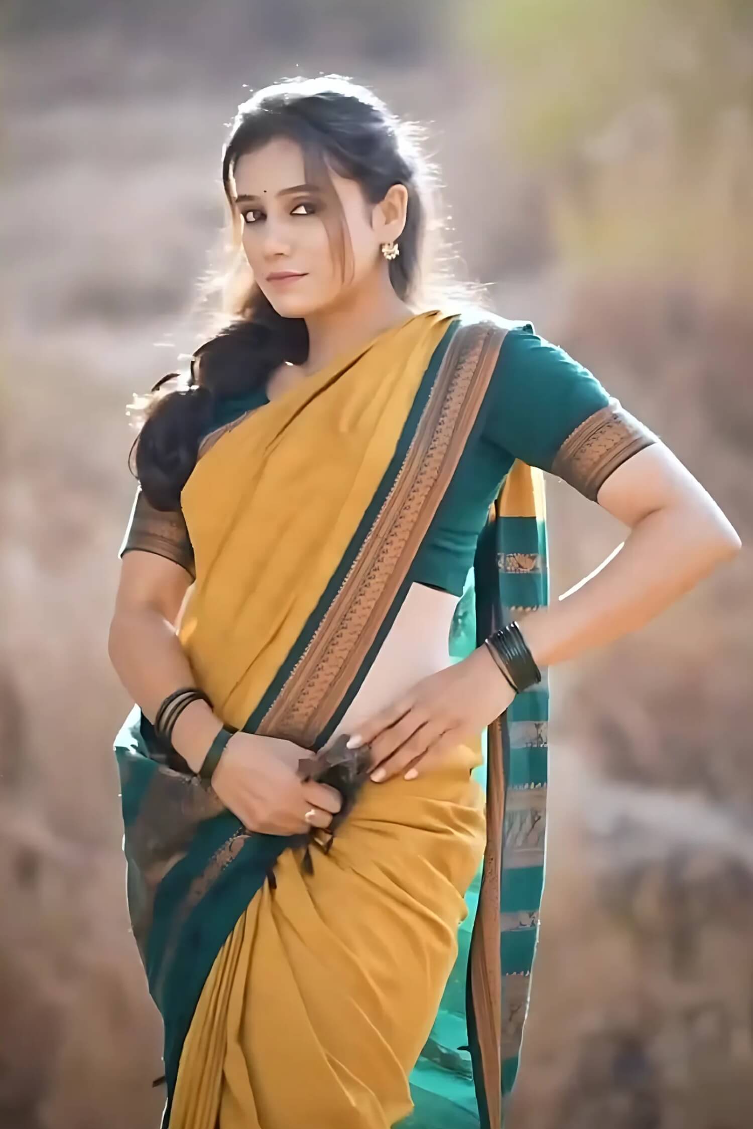 Flamboyant Mustard Soft Silk Saree With Admirable Blouse Piece
