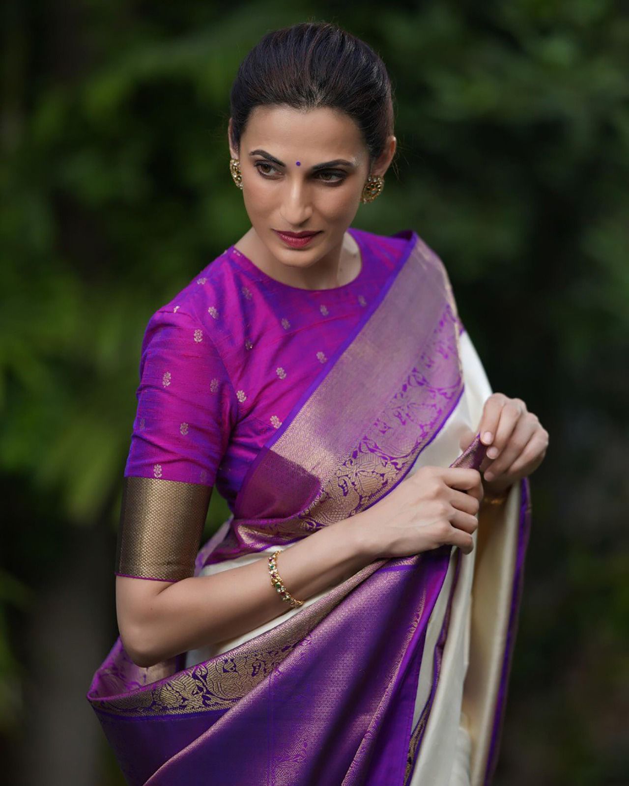 Majesty Beige Soft Silk Saree With Devastating Blouse Piece