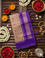 Snappy Peach Cotton Silk Saree With Bewitching Blouse Piece