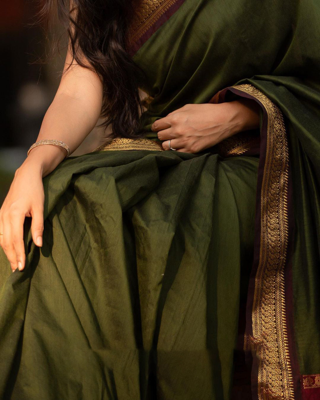 Delectable Green Soft Banarasi Silk Saree With Proficient Blouse Piece