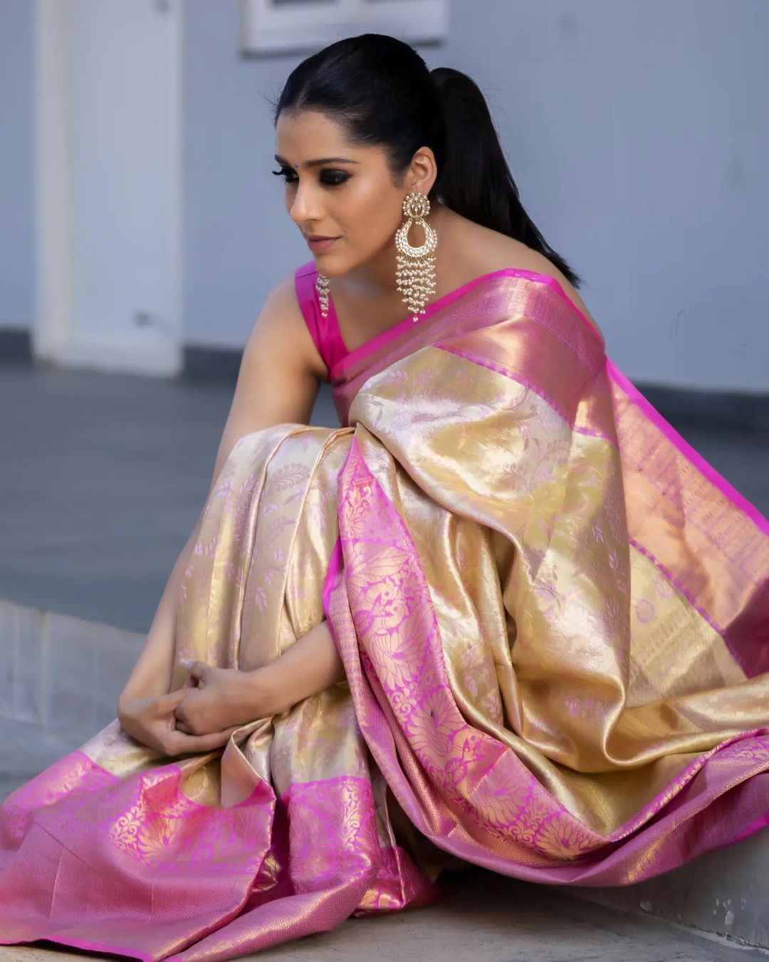Artistic Beige Soft Silk Saree With Staggering Blouse Piece