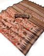Scintilla Pink Printed Cotton Silk Saree With Outstanding Blouse Piece