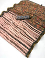 Gratifying Peach Printed Cotton Silk Saree With Improbable Blouse Piece