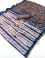 Desirable Baby Pink Printed Cotton Silk Saree With Panache Blouse Piece