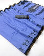 Mellifluous Blue Printed Cotton Silk Saree With Desuetude Blouse Piece