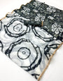 Fancifull Off White Printed Cotton Silk Saree With Pulsating Blouse Piece