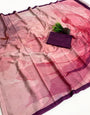 Fairytale Multicolor Digital Printed Satin Silk Saree With Trendy Blouse Piece