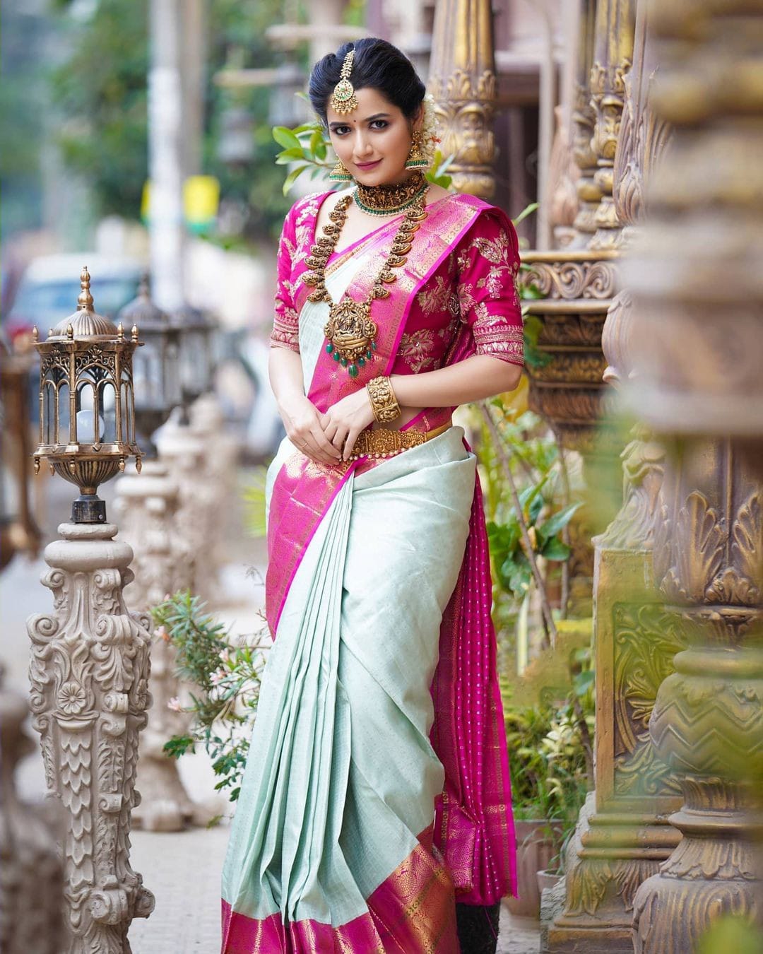 Wonderful Sea Green Soft Banarasi Silk Saree With Smashing Blouse Piece