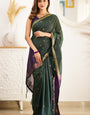 Rangoon Green Maheshawari Cotton Silk Saree