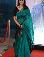 Deep Sea Green Maheshawari Cotton Silk Saree