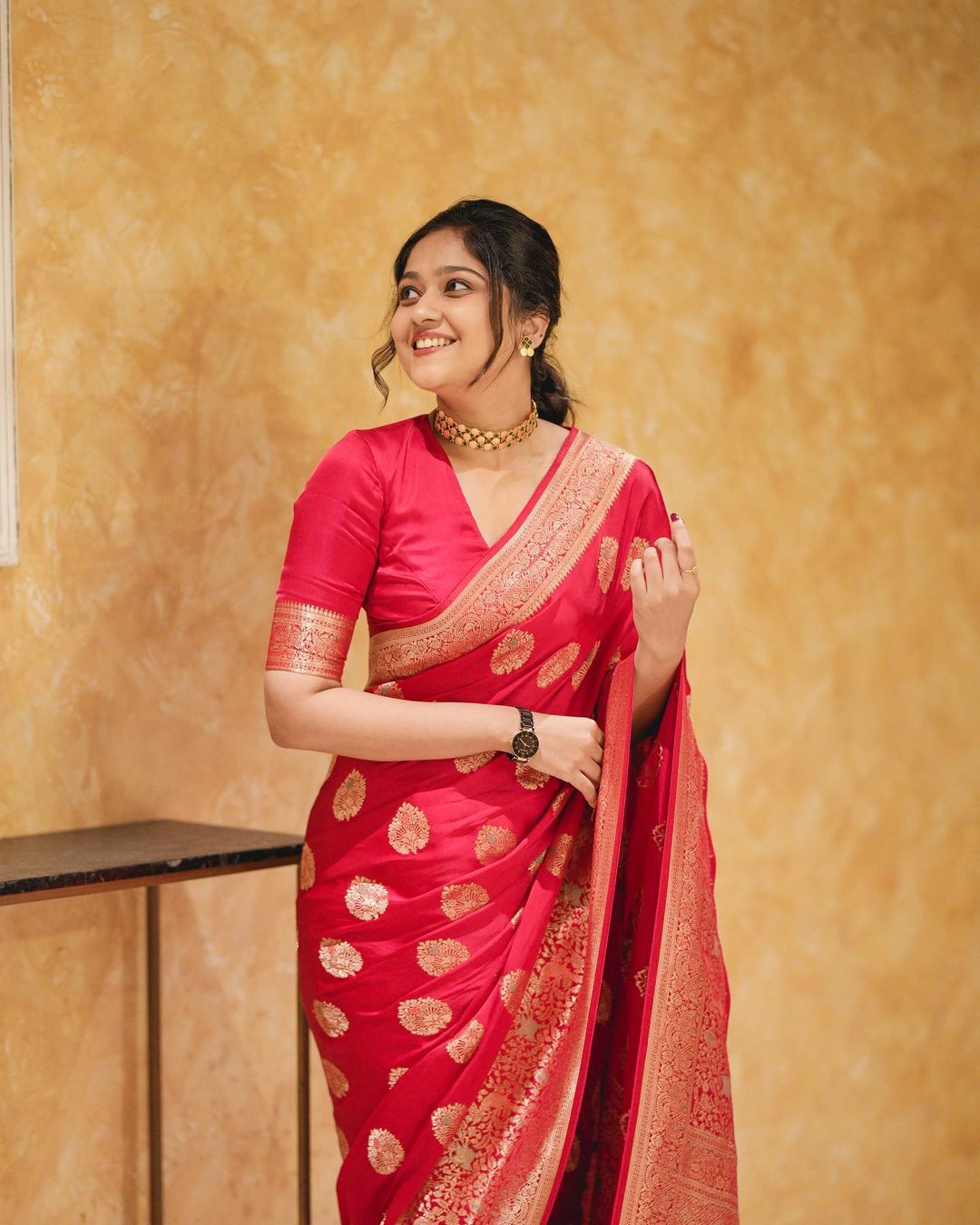 Phenomenal Red Soft Silk Saree With Classic Blouse Piece