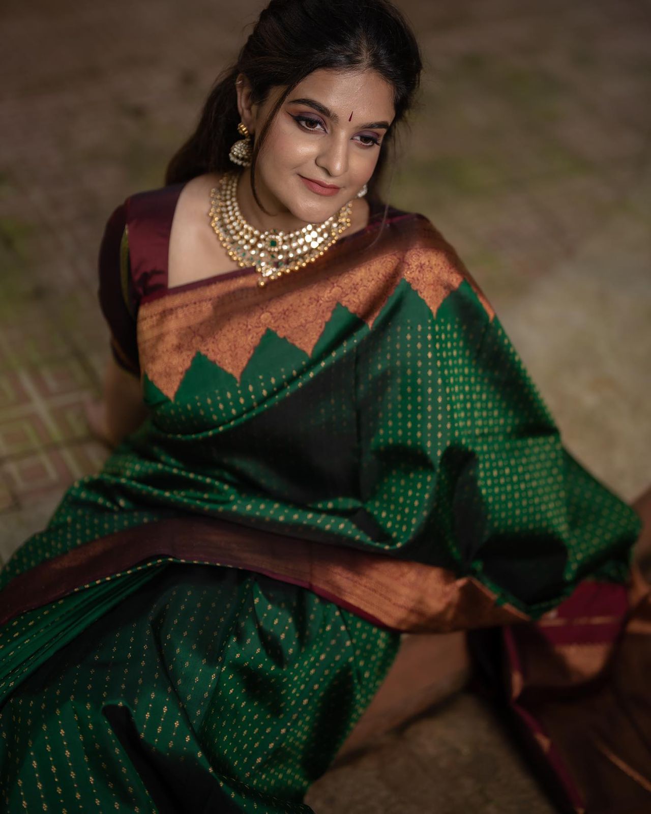 Susurrous Green Soft Silk Saree With Innovative Blouse Piece