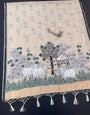 Jubilant Beige Pure Munga Cotton Silk Saree With Prodigal Blouse Piece