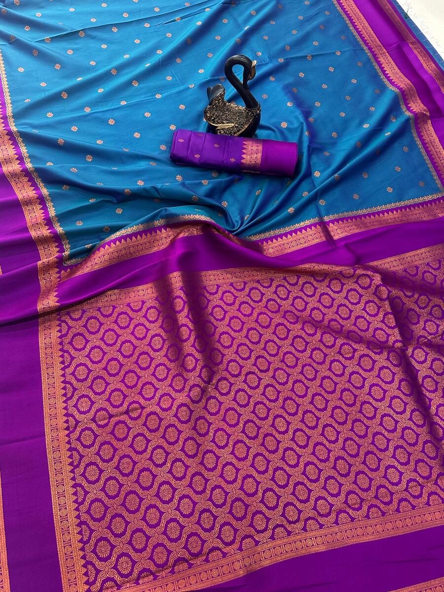 Scrupulous Teal Blue Soft Banarasi Silk Saree With Marvellous Blouse Piece