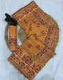 Refreshing Yellow Pashmina Saree With Stunner Blouse Piece